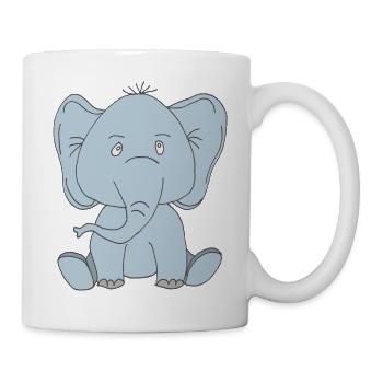 Baby Elephant - Mug - white - Right