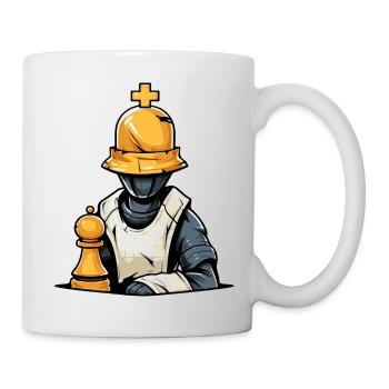 The pawn with the golden helmet - Mug - white - Right