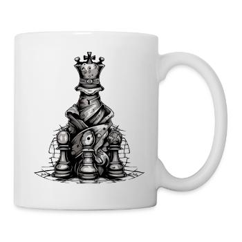 Roi noir mystique - Mug blanc - blanc - Droite