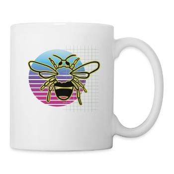 Abeille pour apiculteurs et apiculteurs - Mug blanc - blanc - Droite