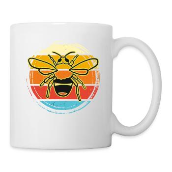 Abeille pour apiculteurs et apiculteurs - Mug blanc - blanc - Droite