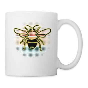 Abeille pour apiculteurs et apiculteurs - Mug blanc - blanc - Droite