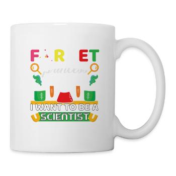 Forget Princess I Want To Be a Scientist - Mug - white - Right