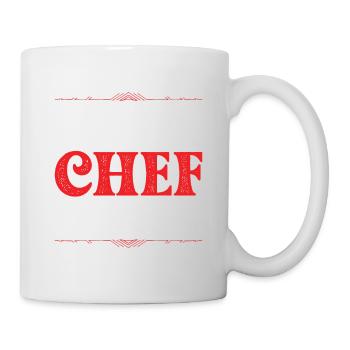 Grand-père chef super-héros - Mug blanc - blanc - Droite