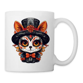 Souci mexicain Chat 3 - Mug blanc - blanc - Droite