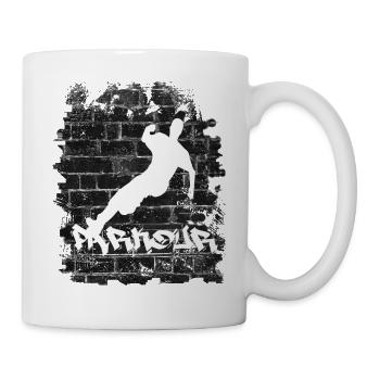 Parkour - Tasse - Weiß - Rechts