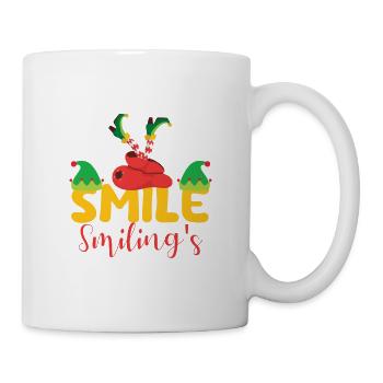 I just want to smile Smile is mine - Mug - white - Right