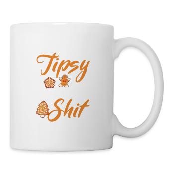 Soyons ivres et cuisinons des conneries inappropriées - Mug blanc - blanc - Droite