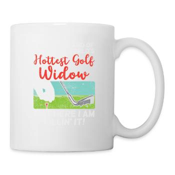 Heißeste Golf-Witwe - Tasse - Weiß - Rechts