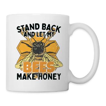 Laissez mes abeilles faire du miel - Mug blanc - blanc - Droite