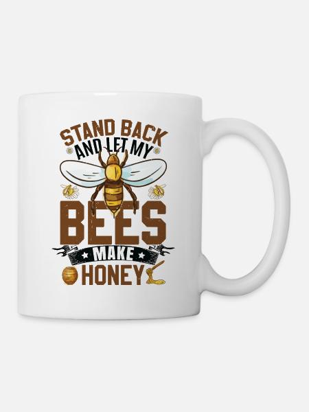 Lustiger Imkerspruch - Tasse - Weiß
