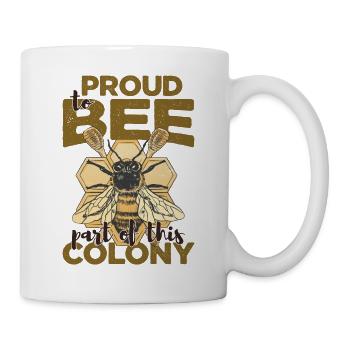 Fier de faire partie de cette colonie - Mug blanc - blanc - Droite