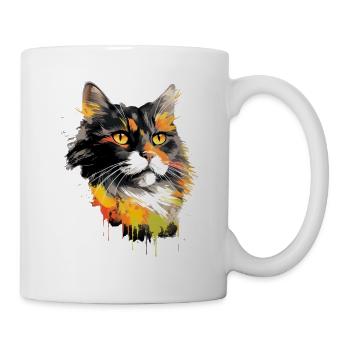Wunderschöne Katze für alle die Katzenliebhaber - Tasse - Weiß - Rechts