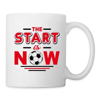 Soccer start - Tasse - Weiß - Rechts