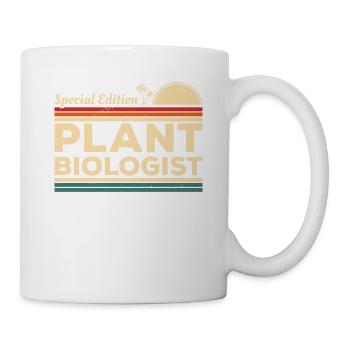 Vintage Sonderausgabe Pflanzenbiologe Botanik - Tasse - Weiß - Rechts