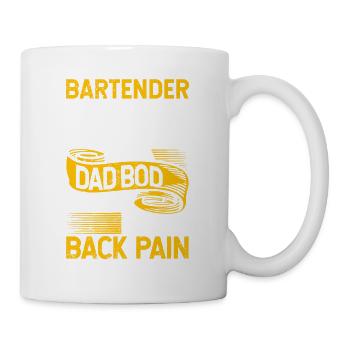 Bartender Bod Like A Dad Bod Biology Teacher - Tasse - Weiß - Rechts