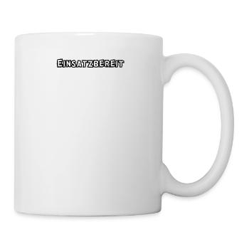 Feuerwehr - Einsatzbereit - Tasse - Weiß - Rechts
