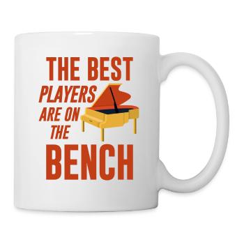 Les meilleurs joueurs sont sur le banc 2 - Mug blanc - blanc - Droite
