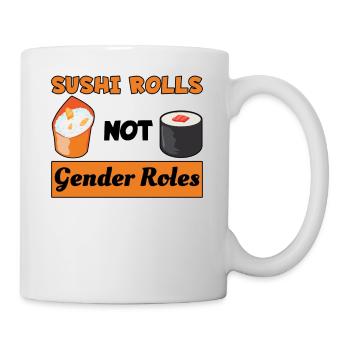 Sushi Féminisme féministe Droits Égalité des femmes - Mug blanc - blanc - Droite