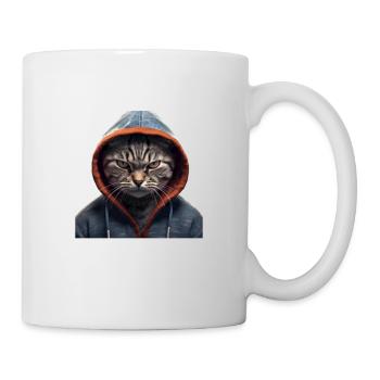 Ich liebe Menschen und Ironie und Sarkasmus - Tasse - Weiß - Rechts