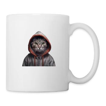 Ich liebe Menschen und Ironie und Sarkasmus - Tasse - Weiß - Rechts