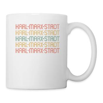 Karl Marx Städter Städterin Karl Marx Stadt - Tasse - Weiß - Rechts