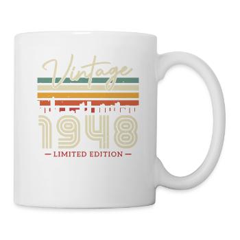 Vintage 1948 Gift 75/76th Birthday - Mug - white - Right