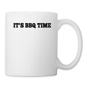Funny BBQ Grilling - It's Bbq Time - Mug - white - Right