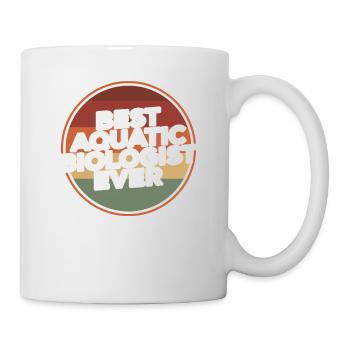 Vintage Best Aquatic Biologist Ever Biology - Mug - white - Right