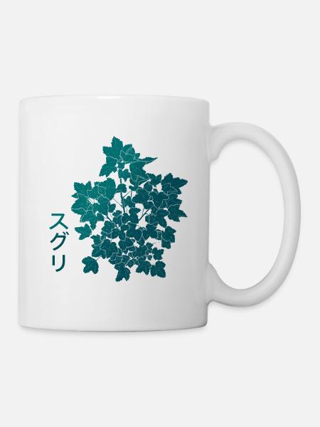Pflanze Johannesbeeren - Tasse - Weiß