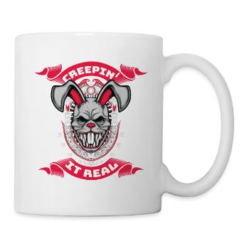 Horror Clown Horrorfilm Filmfestival + Halloween - Tasse - Weiß - Rechts