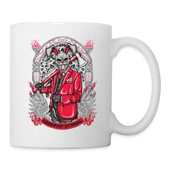 Horror Clown Horrorfilm Filmfestival + Halloween - Tasse - Weiß - Rechts