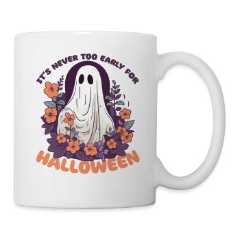 It's never too early for Halloween groovy ghost - Mug - white - Right