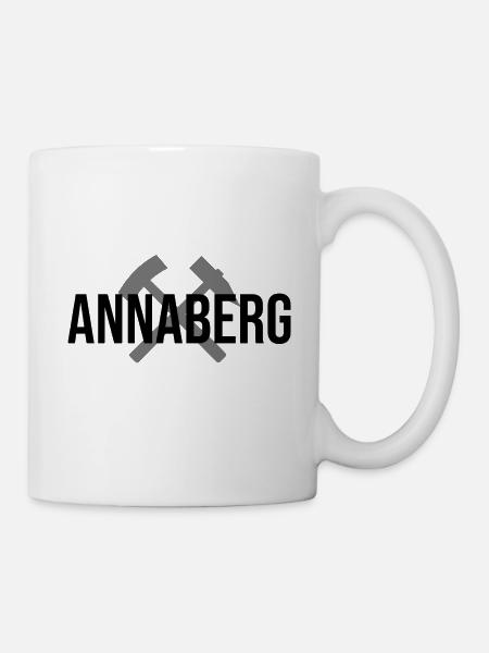Erzgebirge Annaberg - Tasse - Weiß