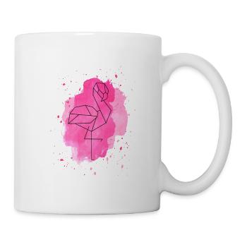 Flamingo splash - Tasse - Weiß - Rechts