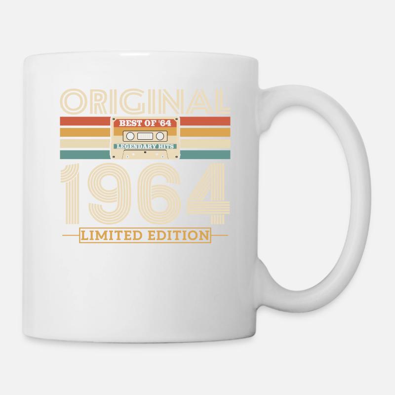 Cadeau unique 1964 anniversaire - Mug blanc - blanc
