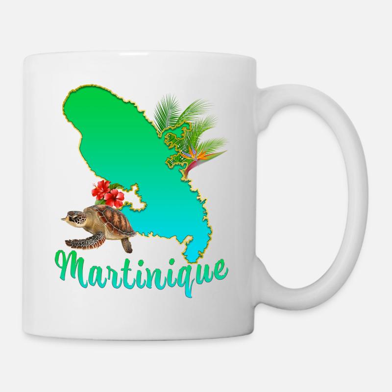 Martinique Paradisiaque île Des Trpoques - Mug blanc - blanc