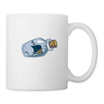 Run? I Thougth You Said Rum Alcohol Drinking - Tasse - Weiß - Rechts