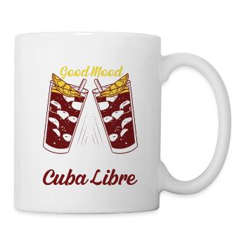 Today's Good Mood Is Sponsored By Cuba Libre Rum D - Tasse - Weiß - Rechts
