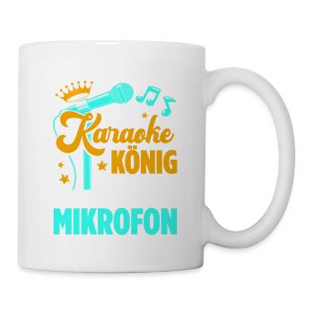 Karaoke Singen Für Lustige Karaoke Sängerin Karaok - Tasse - Weiß - Rechts