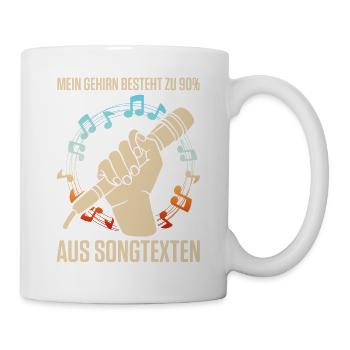 Karaoke Singen Für Lustige Karaoke Sängerin Karaok - Tasse - Weiß - Rechts
