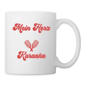 Karaoke Singen Für Lustige Karaoke Sängerin Karaok - Tasse - Weiß - Rechts