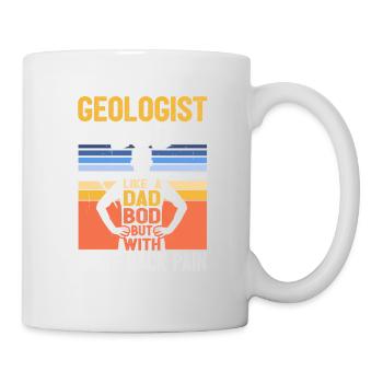 Géologue Bod Like A Dad Bod Funny Rock Collector - Mug blanc - blanc - Droite