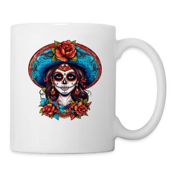 Mexico La Calavera Catrina Women Haloween - Mug - white - Right