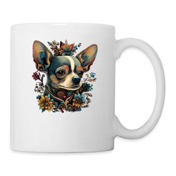 Chihuahua | Colorful Art Dog Puppy - Mug - white - Right