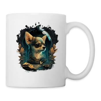 Chihuahua | Colorful Art Dog Puppy - Mug - white - Right