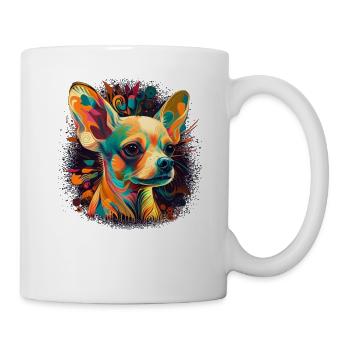 Chihuahua | Colorful Art Dog Puppy - Mug - white - Right