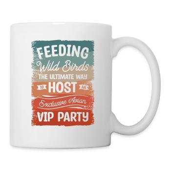 Feeding Wild Birds The Ultimate Way To Host Bird - Mug - white - Right