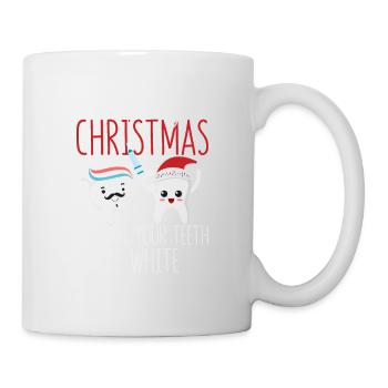 Joyeux Noël Que toutes vos dents soient blanches - Mug blanc - blanc - Droite