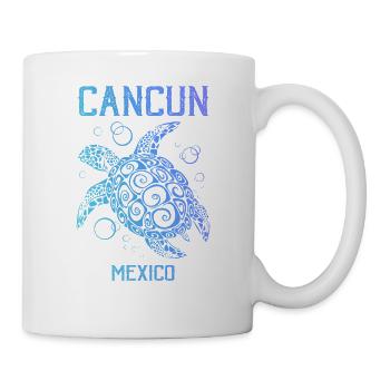 Cancun Mexico Sea Turtle Boys Girls Toddler - Mug - white - Right